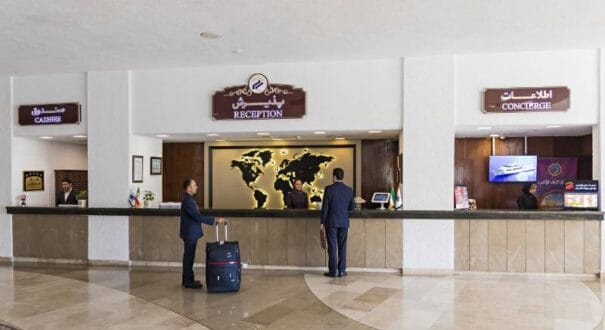 Shayan Hotel reception Shayan Hotel Kish